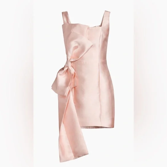 Elliatt - Corsage Satin Bow Minidress - Picture 1 of 4